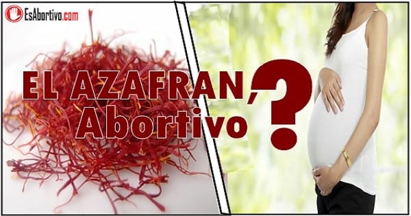 contraindicaciones del azafran en el embarazo
